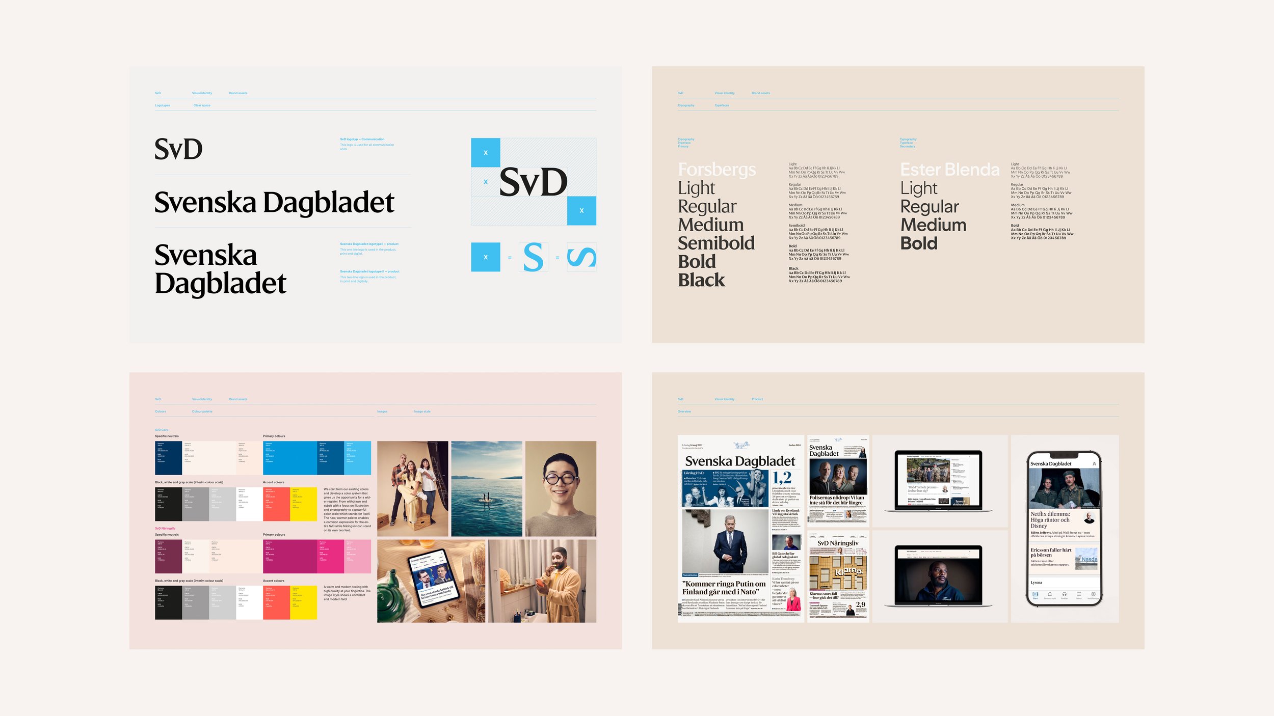 Svenska Dagbladet brand application