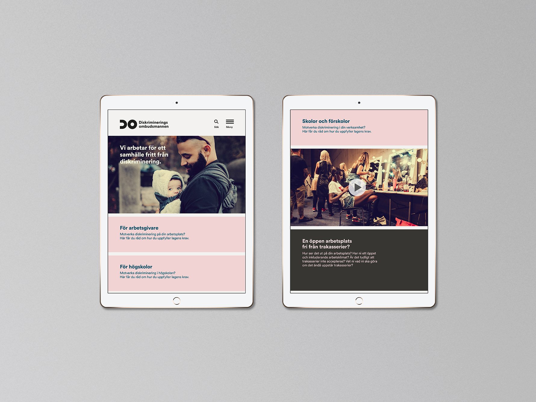 Diskrimineringsombudsmannen website